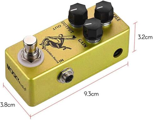 Effect Pedal Silver Horse Overdrive Boost Guitar Effect Pedal Full Metal Shell True Bypass in Saudi Arabia
