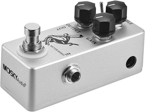 Effect Pedal Silver Horse Overdrive Boost Guitar Effect Pedal Full Metal Shell True Bypass in Saudi Arabia