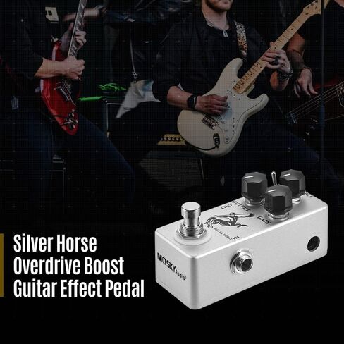Effect Pedal Silver Horse Overdrive Boost Guitar Effect Pedal Full Metal Shell True Bypass in Saudi Arabia