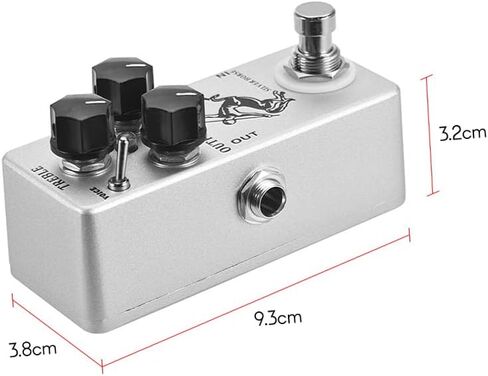 Effect Pedal Silver Horse Overdrive Boost Guitar Effect Pedal Full Metal Shell True Bypass in Saudi Arabia