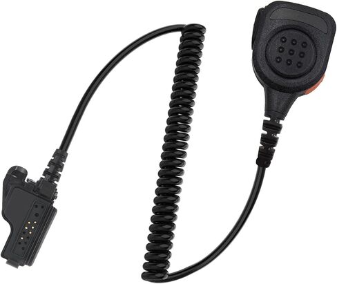 Waterproof Radio Speaker Mic Walkie Talkie Shoulder Handheld Microphone with PTT for XTS1000 XTS1500 XTS2000 XTS2500 XTS3000 XTS3500 XTS5000 HT1000 Black (XTS-01) in Saudi Arabia