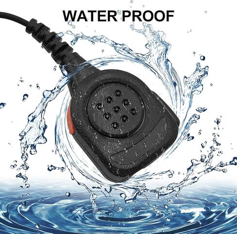 Waterproof Radio Speaker Mic Walkie Talkie Shoulder Handheld Microphone with PTT for XTS1000 XTS1500 XTS2000 XTS2500 XTS3000 XTS3500 XTS5000 HT1000 Black (XTS-01) in Saudi Arabia