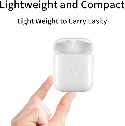 Replacement AirPod Charging Case Compatible with AirPods 1st 2nd Generation Wireless Charging case Bluetooth Pairing Sync Button (No Earbuds) in Saudi Arabia