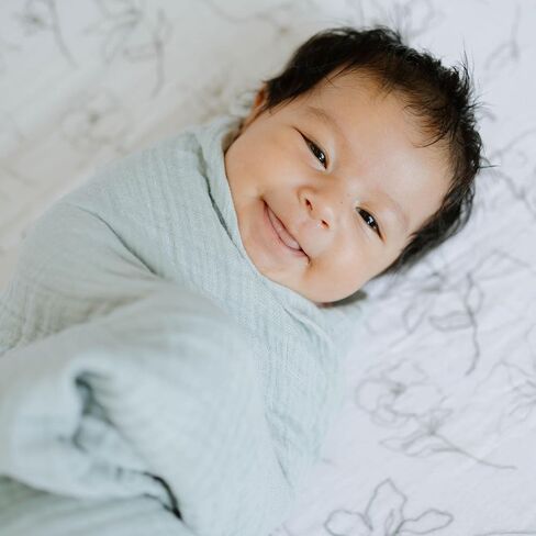 Little Unicorn 100% Organic Cotton Muslin Swaddle Blanket | Multi Use | Unisex (Driftwood) in Saudi Arabia
