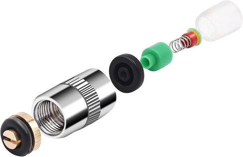 WNCGC 8Pcs 2.4Bar 35PSI Car Tire Pressure Monitor Valve Stem Caps Sensor Indicator 3 Color Eye Alert, GL-0851 in Kuwait