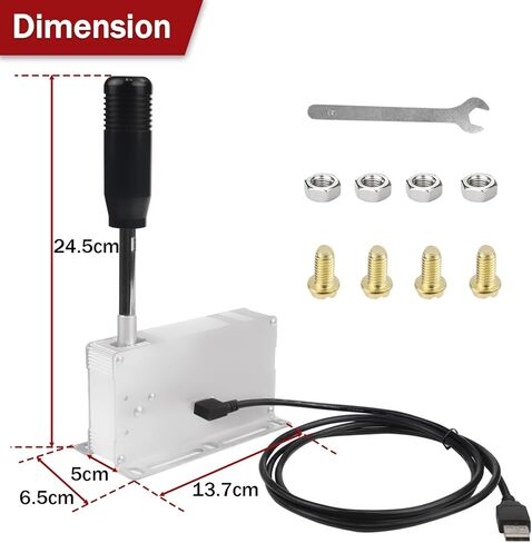 Endxedo USB متسلسل لجهاز الكمبيوتر الشخصي Windows PC Gearshfiter لـ Logitech G25 G27 G29 G920 TH8A Sim عجلة سباق مناسبة للأوساخ WRC Assetto Corsa LFS ETS Forza Horizon 4 PC win10 win7 XP in Kuwait