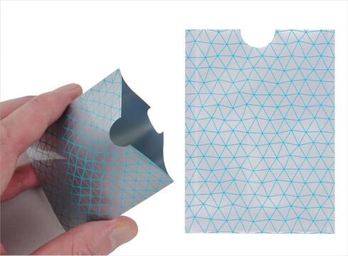 مجموعة من 8 أكمام لبطاقات الائتمان | 8 أكمام حجب RFID | حامل حماية آمن لحماية سرقة الهوية للرجال والنساء، تصميم ذكي نحيف يناسب المحفظة/المحفظة (مختلط أ) in Kuwait