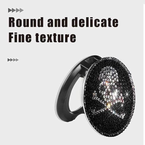1 PC Skull Car Engine Start Stop Button Cover, Crystal Rhinestone Push Start Button Cover, Anti-Scratch Car Engine Decoration Protective Sticker, Universal for Most Cars, Trucks (Multicolored) in Saudi Arabia