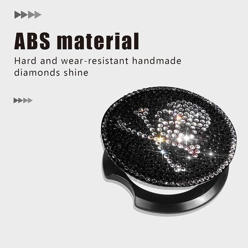 1 PC Skull Car Engine Start Stop Button Cover, Crystal Rhinestone Push Start Button Cover, Anti-Scratch Car Engine Decoration Protective Sticker, Universal for Most Cars, Trucks (Multicolored) in Saudi Arabia