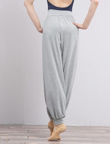 Daydance Modal Grey Harem Pants for Women Ballet, Loose Sweatpants for Yoga, Dance, Exercise, Jogging in Saudi Arabia