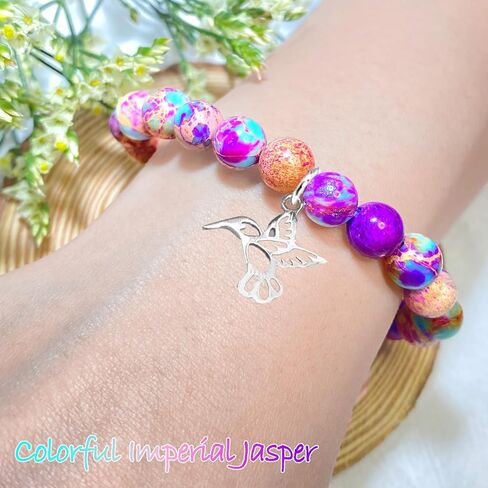 Hummingbird Bracelet for Women Hummingbird Lover Gifts Hummingbird Charm Jewelry Hummingbird Inspirational Gifts for Mom Daughter Sister Niece Granddaughter Best Friend Women Girls Birthday Gift in Kuwait