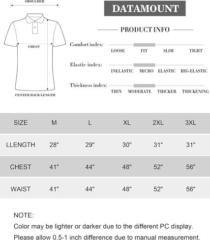 Polo Shirts for Men Short Sleeve Dry Fit 3 Button Moisture Wicking Athletic Pique Golf Shirts Collared Shirts in Saudi Arabia