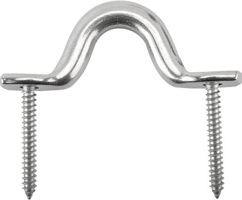 NovelBee 20Pack Bimini Boat Top Pad Eye with Screw,316 Stainless Steel Eye Straps,Deck Loops Tie Down Anchor Point for Kayak Canoe Rigging in Saudi Arabia