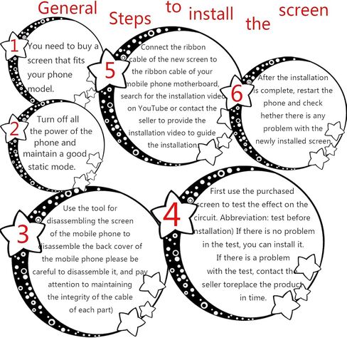 شاشة LCD لهاتف Motorola Moto One 5G Ace XT2113 مجموعة بديلة للشاشة تعمل باللمس مع أدوات إصلاح - ليست لهاتف Moto One 5G، أسود in Kuwait