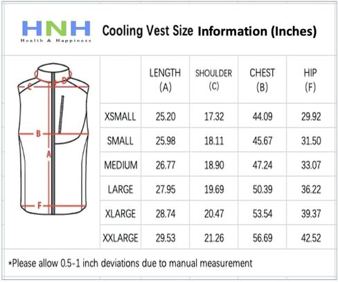 HNH Cooling Vest For Men and Women- Air Conditioning Fans, Heat Reducing Clothing, Unique Design Provides UV Protection in Saudi Arabia