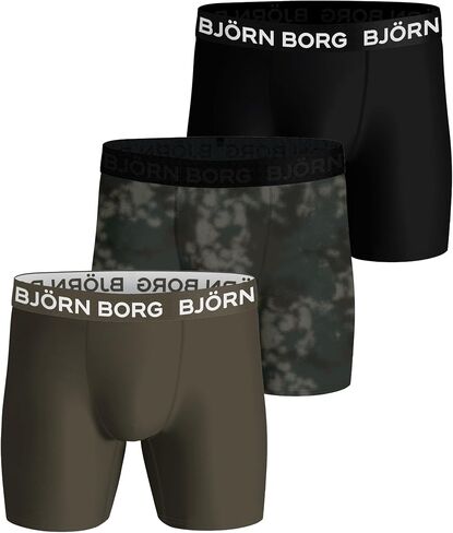 Björn Borg | Bjorn Borg PERFORMANCE BOXE 3Pack, Boxer Briefs for Men, Training Underwear, Multi-Packs Available in Saudi Arabia