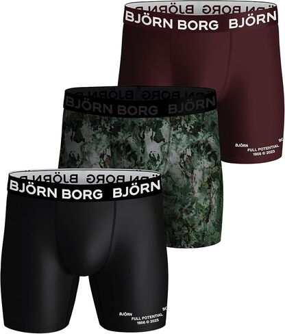 Björn Borg | Bjorn Borg PERFORMANCE BOXE 3Pack, Boxer Briefs for Men, Training Underwear, Multi-Packs Available in Saudi Arabia