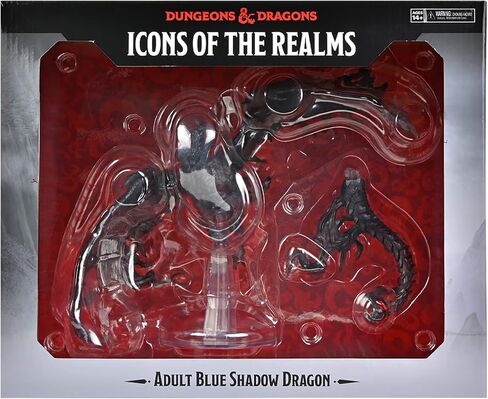 Dungeons & Dragons D&D Icons of The Realms: Adult Blue Shadow Dragon - Painted Figure, RPG Miniatures, Display Or Use with Your Tabletop Roleplaying Games in Saudi Arabia
