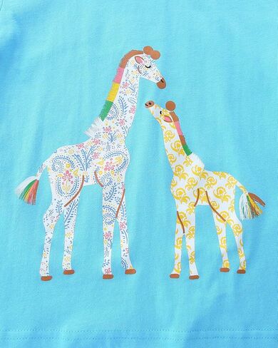 Toddler Girls Short Sleeve Cotton Graphic T-Shirt Tops Casual Clothes 3 Pack Size 2-7Y in Saudi Arabia