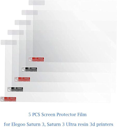 5PCS Screen Protector for Anycubic Photon M5S, M5S Pro, Resin 3D Printer Scratch Proof Screen Protector Film for Anycubic Photon M5s, M5S Pro Resin LCD 3D Printer in Saudi Arabia