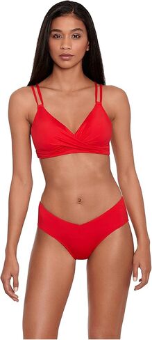 Lauren Ralph Lauren Beach Club Solid Mid-Rise V-Front Bottoms in Saudi Arabia