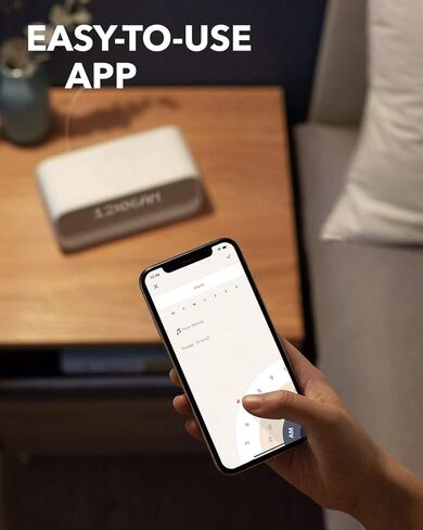 مكبر صوت بلوتوث ساوند كور ويكي من انكر AK-A3300121 مزود بساعة منبه، ابيض in Kuwait