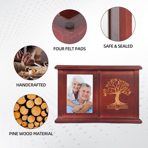 X-Large Urns for Human Ashes Adult Male Female, Up to 500 Cubic Inches Urns for 2 People, Extreme Large Urns for Ashes Mom Dad (Extra Large Red) in Saudi Arabia