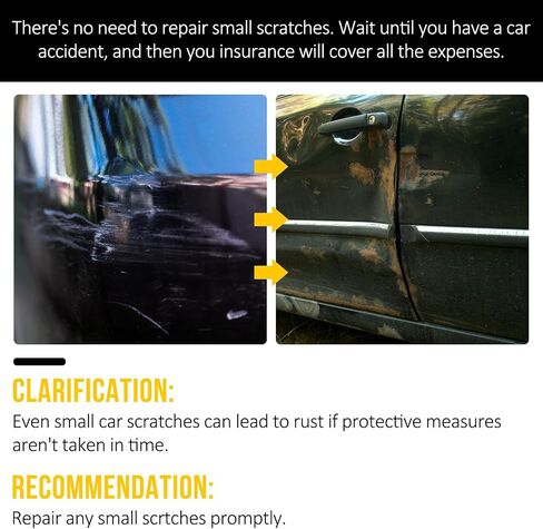 Ouzorp Gloss Black Touch Up Paint for Cars, Auto Touch Up Paint Black Scratch Repair Automotive Black Car Paint Pen in Saudi Arabia