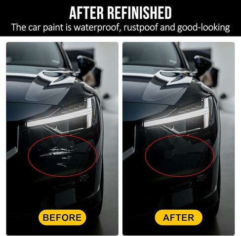 Ouzorp Gloss Black Touch Up Paint for Cars, Auto Touch Up Paint Black Scratch Repair Automotive Black Car Paint Pen in Saudi Arabia