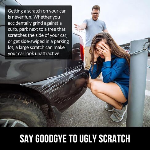 طلاء أسود لامع للسيارات من Ouzorp، طلاء أسود لامع لإصلاح الخدوش التلقائي، قلم طلاء السيارة باللون الأسود in Kuwait