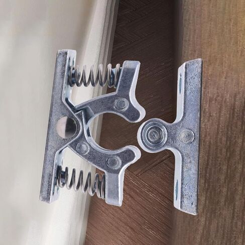 Door Catches Cabinet Double Roller Catches Heavy Door Catch Spring Latch Easy Lock Stop Catch Release Clamp for Boat, Home, Kitchen, Bathroom, Office (MP-4) in Saudi Arabia