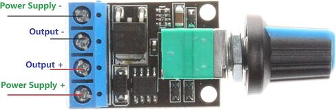 NOYITO 10A Mini PWM Controller DC محافظ التبديل 0٪ إلى 99٪ 5V إلى 16V ستبليس سرعة التبديل in Kuwait