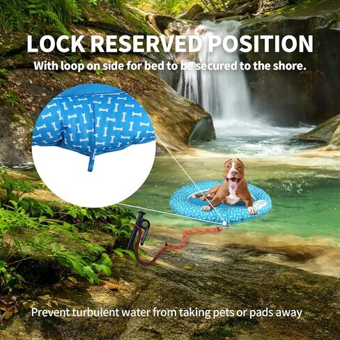 ALL FOR PAWS Dog Float for Pool no Need to inflate Pool Float for Dogs Dog Pool Floats for Small Dogs Dog Floats for Pool Dog Floats for Pool Puncture Proof in Saudi Arabia