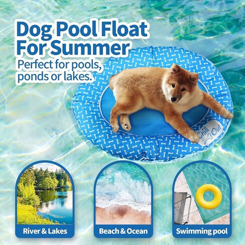 ALL FOR PAWS Dog Float for Pool no Need to inflate Pool Float for Dogs Dog Pool Floats for Small Dogs Dog Floats for Pool Dog Floats for Pool Puncture Proof in Saudi Arabia