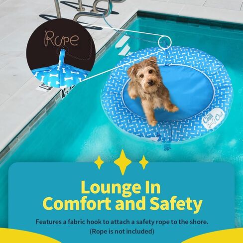 ALL FOR PAWS Dog Float for Pool no Need to inflate Pool Float for Dogs Dog Pool Floats for Small Dogs Dog Floats for Pool Dog Floats for Pool Puncture Proof in Saudi Arabia