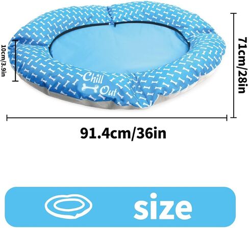 ALL FOR PAWS Dog Float for Pool no Need to inflate Pool Float for Dogs Dog Pool Floats for Small Dogs Dog Floats for Pool Dog Floats for Pool Puncture Proof in Saudi Arabia