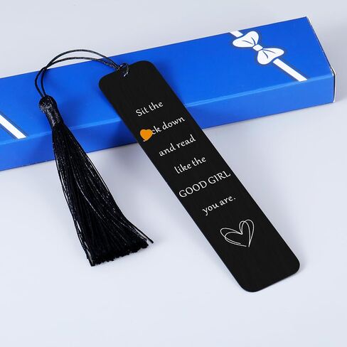 Spicy Reader Bookmark for Women Book Lover Bookish Smut Book Marker with Tassels for Birthday Valentine Gifts Female Friends Her Bookworms Book Accessories for Reading Lovers Dark Romance Lover Gifts in Kuwait