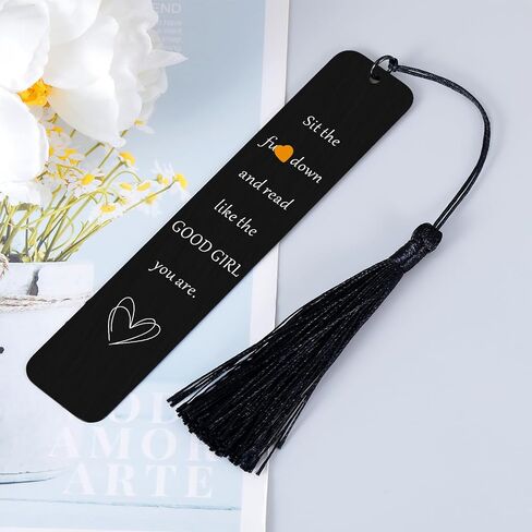 Spicy Reader Bookmark for Women Book Lover Bookish Smut Book Marker with Tassels for Birthday Valentine Gifts Female Friends Her Bookworms Book Accessories for Reading Lovers Dark Romance Lover Gifts in Kuwait