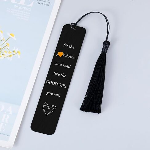 Spicy Reader Bookmark for Women Book Lover Bookish Smut Book Marker with Tassels for Birthday Valentine Gifts Female Friends Her Bookworms Book Accessories for Reading Lovers Dark Romance Lover Gifts in Kuwait