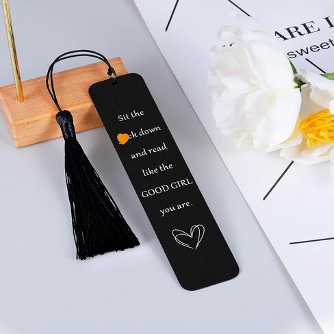 Spicy Reader Bookmark for Women Book Lover Bookish Smut Book Marker with Tassels for Birthday Valentine Gifts Female Friends Her Bookworms Book Accessories for Reading Lovers Dark Romance Lover Gifts in Kuwait