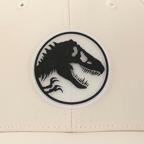 Jurassic Park T-Rex Silhouette Adult Tan Traditional Adjustable Hat in Saudi Arabia