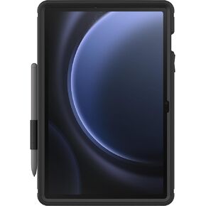 OtterBox Defender for Business W/Kickstand/HANDSTRAP for TAB S9 FE (ONLY) - Black (Single Unit Ships in Polybag, Ideal for Business Customers)