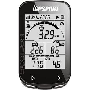 كمبيوتر الدراجة iGPSPORT BSC100S، جهاز كمبيوتر لاسلكي لركوب الدراجات GPS وعداد السرعة وعداد المسافات، مقاوم للماء IPX7 مع شاشة إضاءة خلفية تلقائية 2.6 بوصة، وأجهزة استشعار ANT+/BLE5.0 وعمر بطارية 40 ساعة in Kuwait