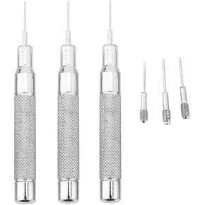 3Pcs Metal Watch Band Link Remover, Pins Punch Removal Repairing Tool Set, Watch Strap Link Remover, Professional Watch Repair Tool