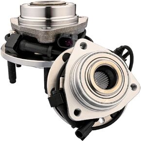 513188(Pair) Front Wheel Hub Bearing Assembly for 02-09 Chevy Trailblazer, for 03-06 Chevy SSR, for 02-09 GMC Envoy, for 03-08 Isuzu Ascender, for 04-07 Buick Rainier, for 05-09 SAAB 9-7X