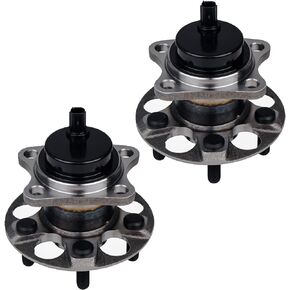 Autoround 512505 Rear Wheel Hub and Bearing Assembly Replacement for 2010-2015 Toyota Prius/2012-2015 Plug-in 5 Lug Pair