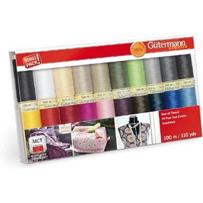 A&E GUTERMANN CONSUMER DIV Gutermann Sew-All Polyester Thread Set-20 Spools-Basics, Assorted