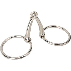 Iron O Ring Snaffle Bit Hollow Jointed Mouth for Equestrian Supplies