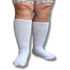 The Oversized Lymphedema Socks That Won't Cut Off Circulation (2 pairs)