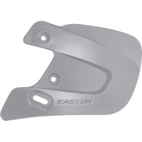 EASTON EXTENDED JAW GUARD, Left-Handed Batter, Light Grey